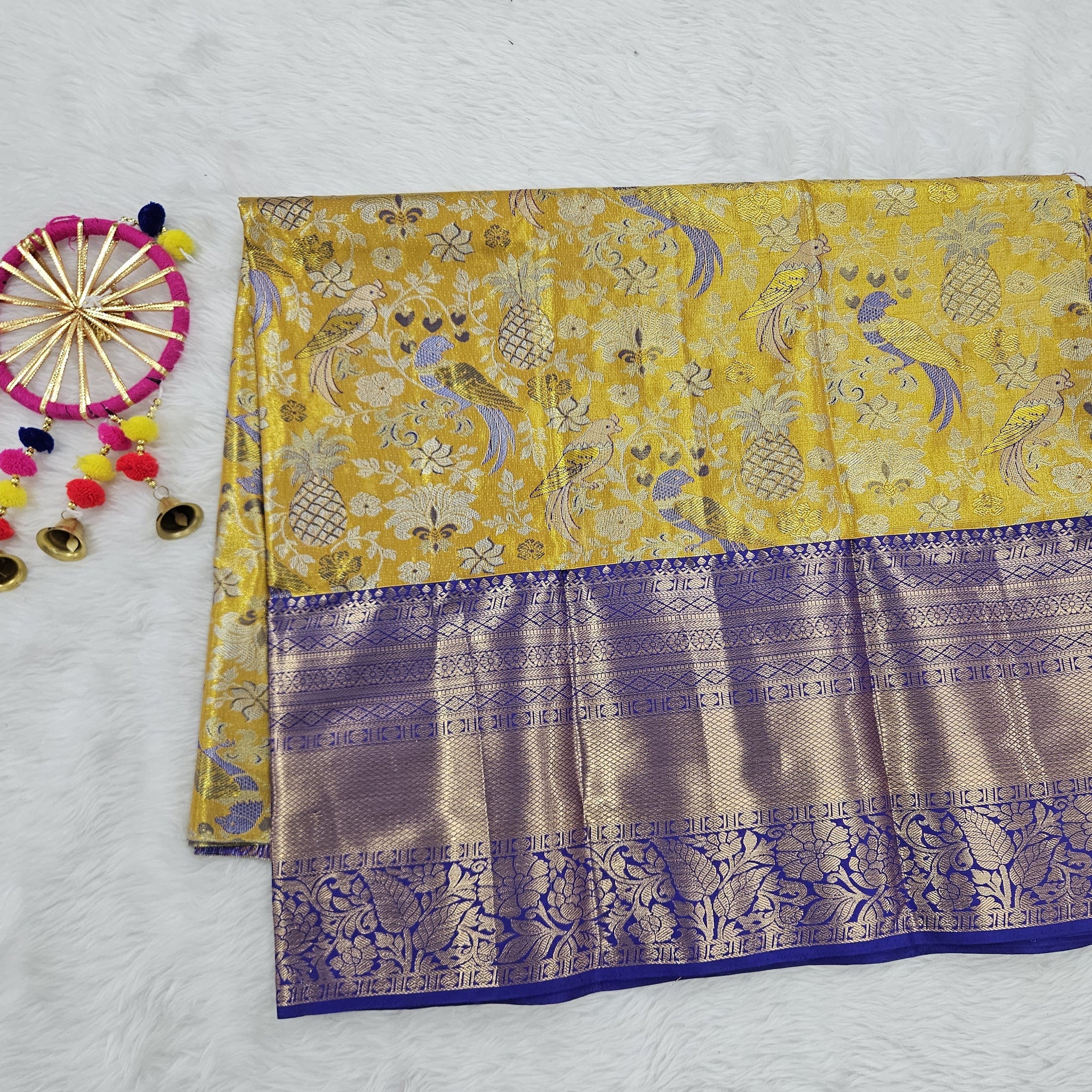 (5–10 Year) Lehenga – Unstitched (Blouse + Material)