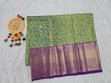 (5–10 Year) Lehenga – Unstitched (Blouse + Material)