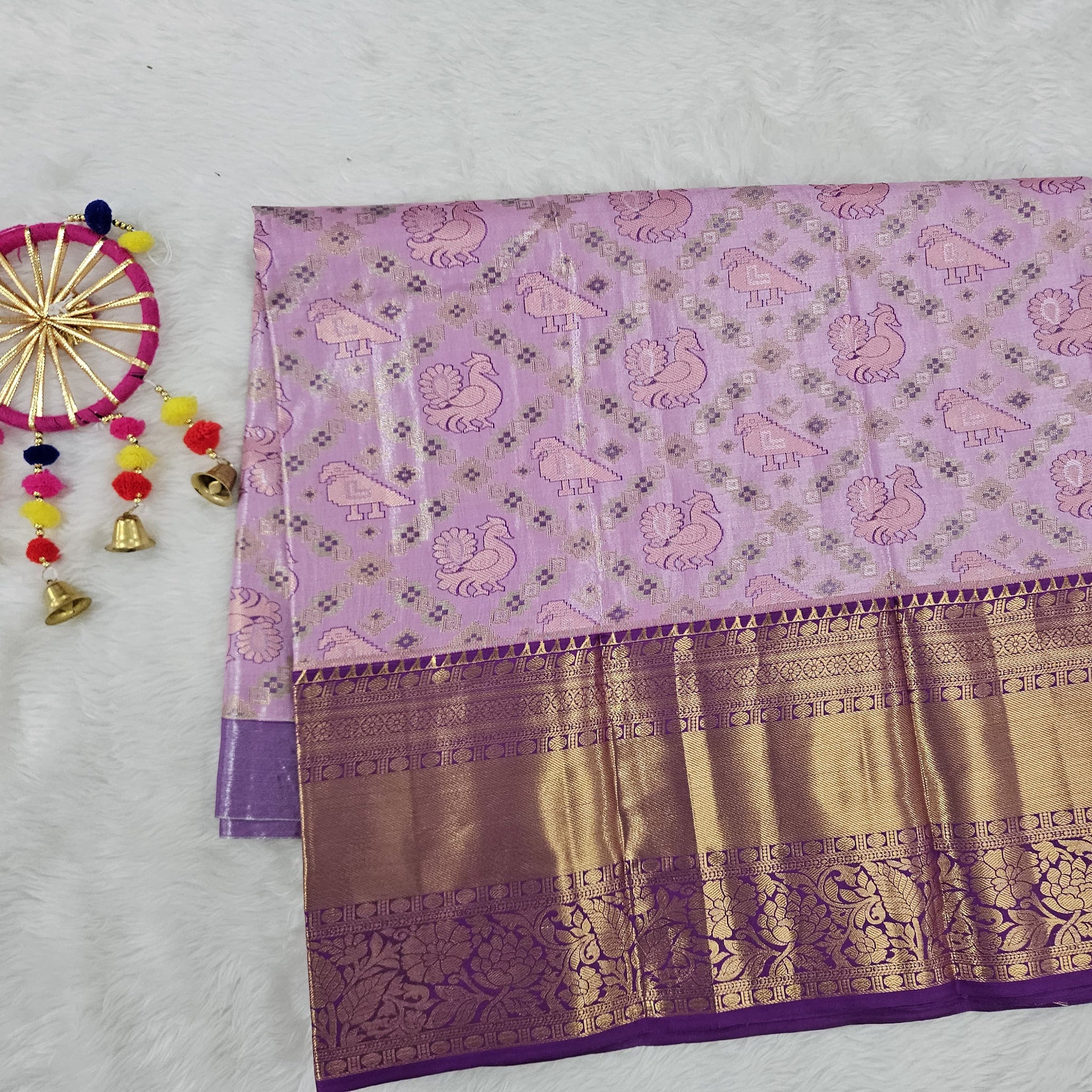 (5–10 Year) Lehenga – Unstitched (Blouse + Material)