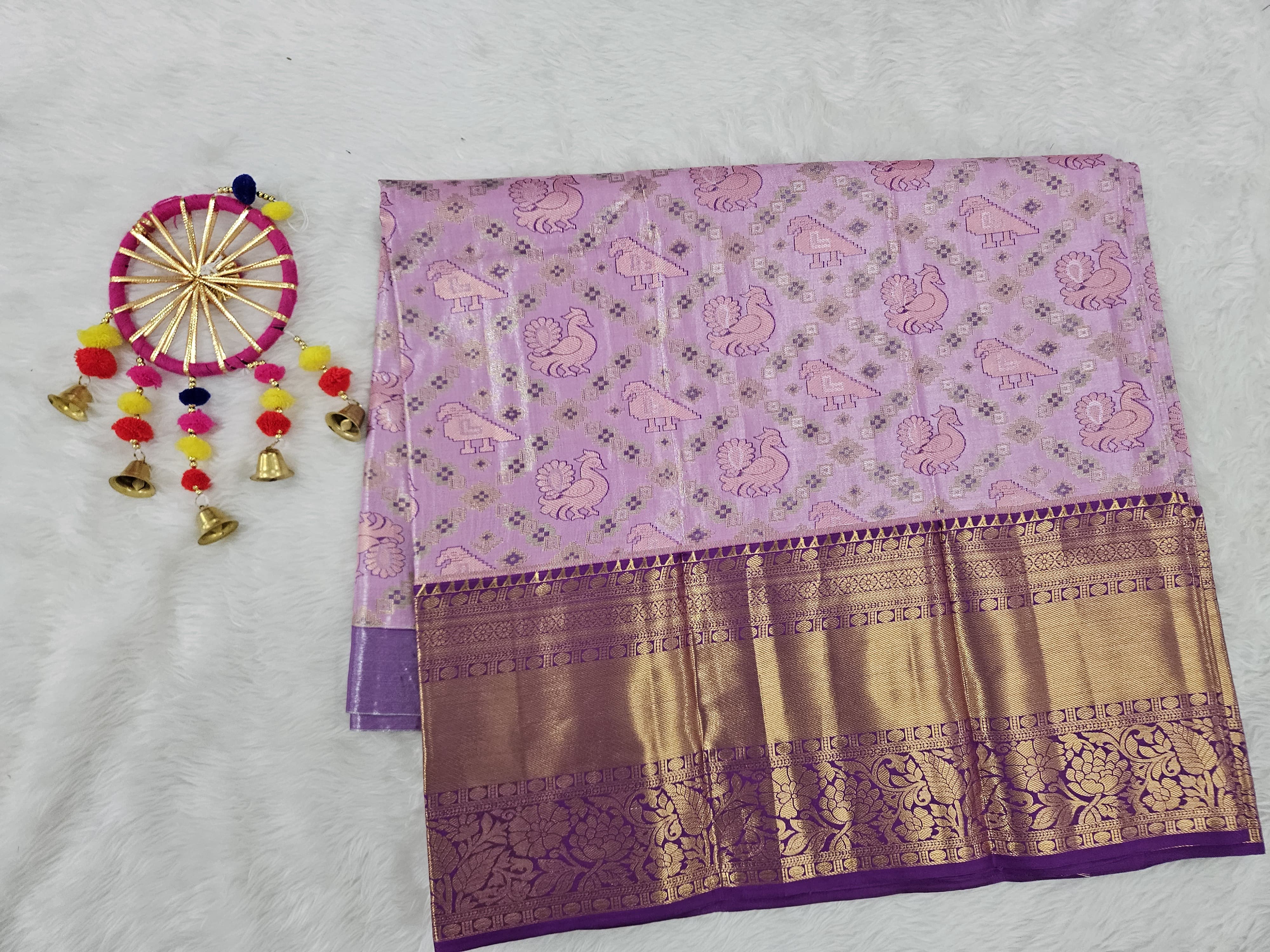 (5–10 Year) Lehenga – Unstitched (Blouse + Material)