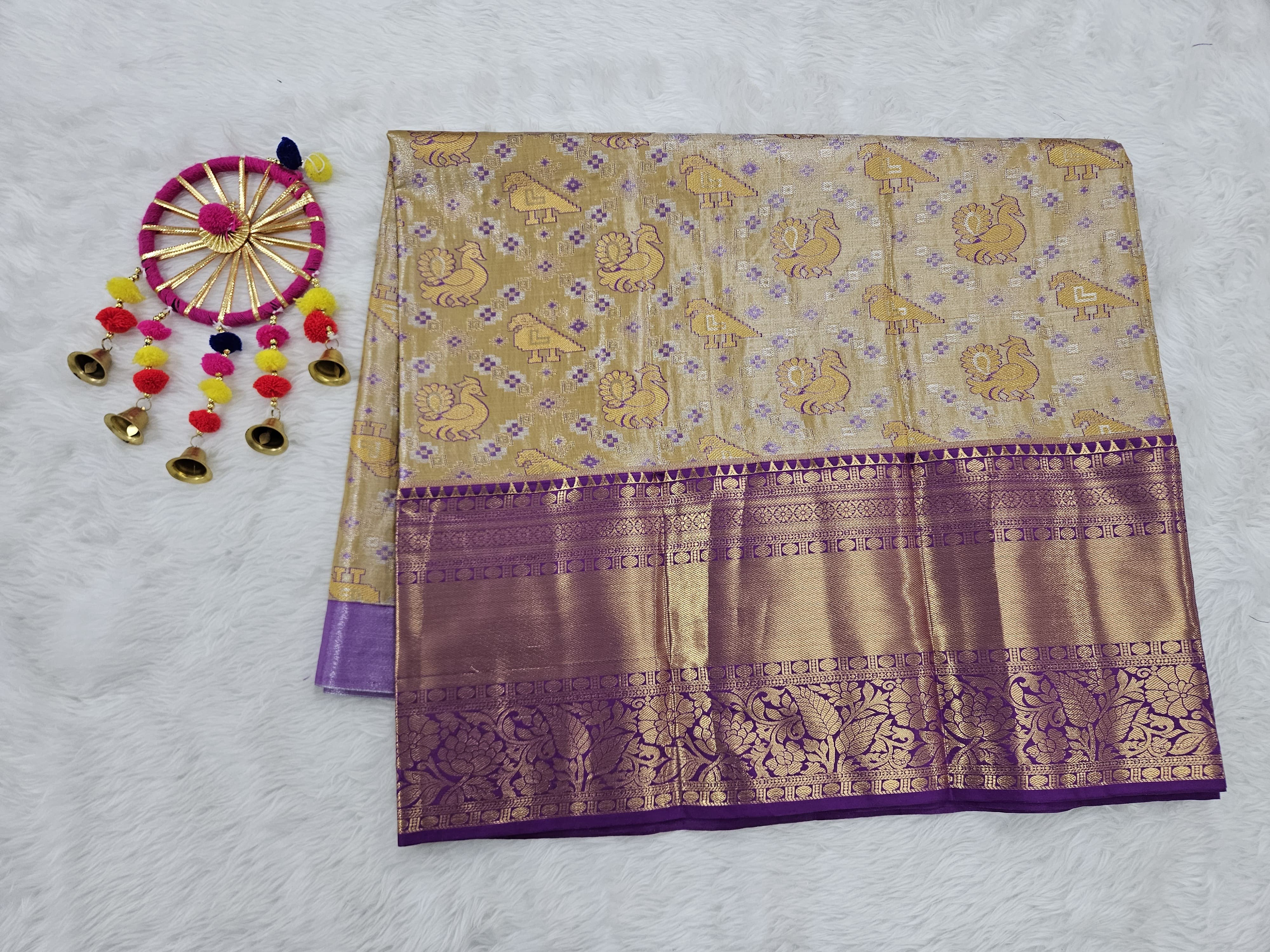 (5–10 Year) Lehenga – Unstitched (Blouse + Material)