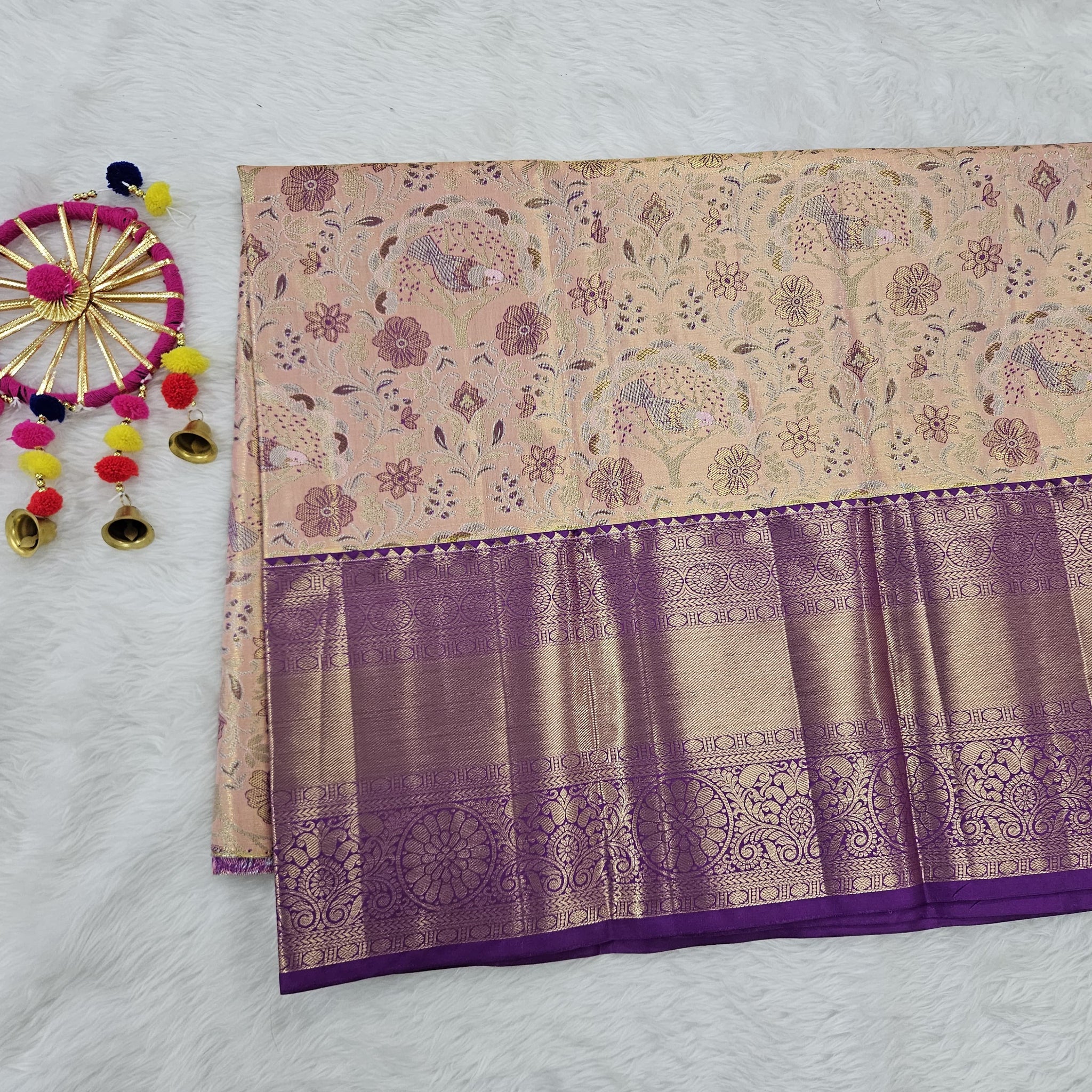 (5–10 Year) Lehenga – Unstitched (Blouse + Material)