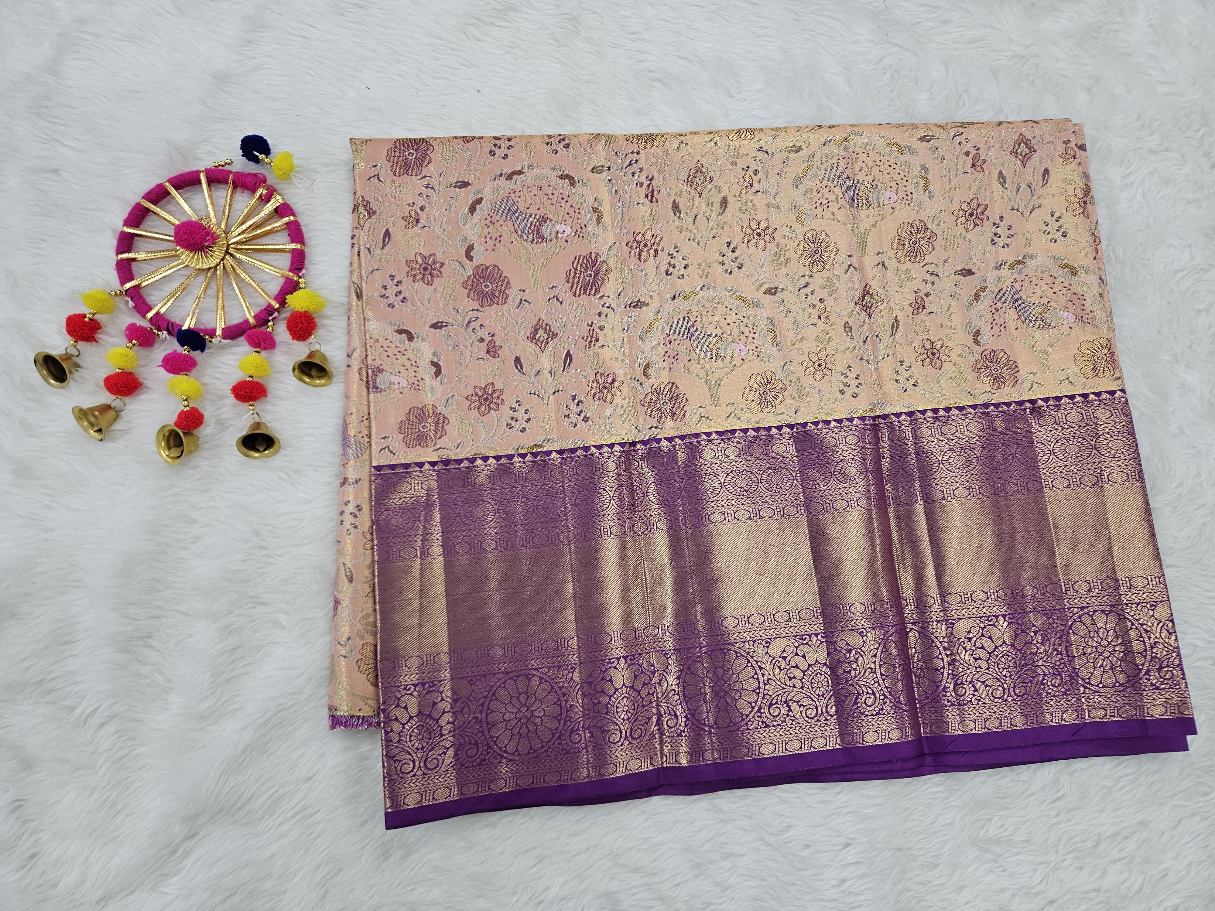 (5–10 Year) Lehenga – Unstitched (Blouse + Material)