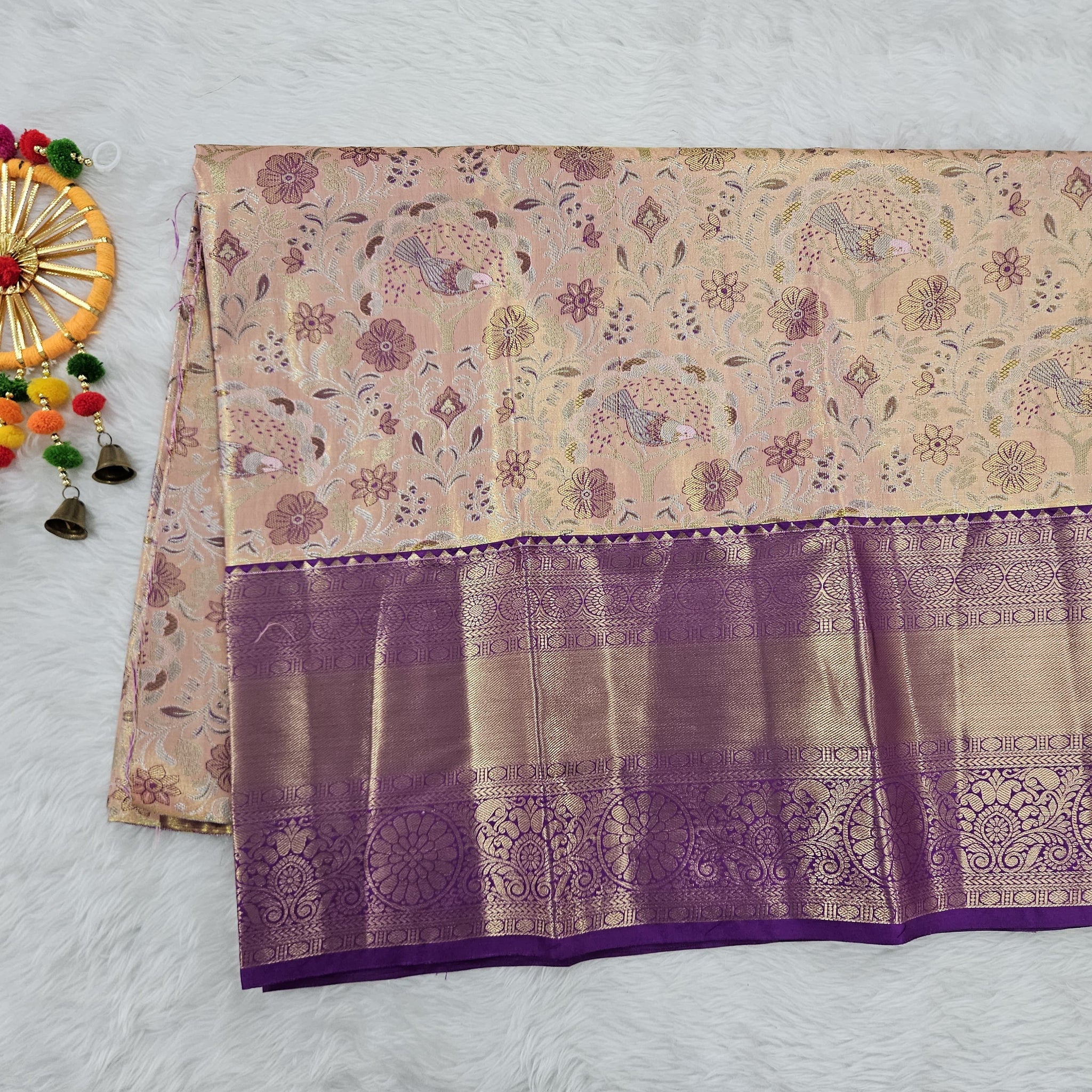 (5–10 Year) Lehenga – Unstitched (Blouse + Material)