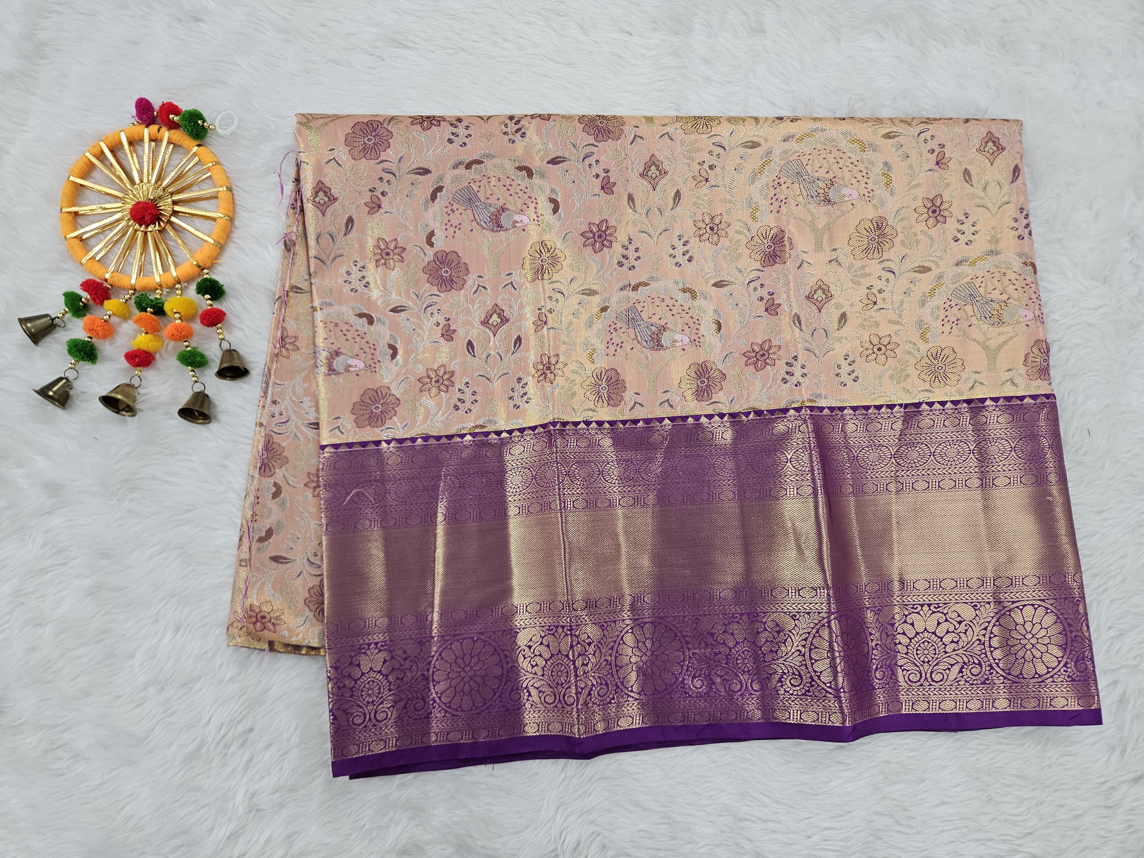 (5–10 Year) Lehenga – Unstitched (Blouse + Material)