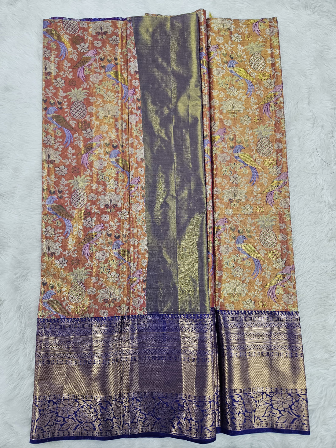 (5–10 Year) Lehenga – Unstitched (Blouse + Material)