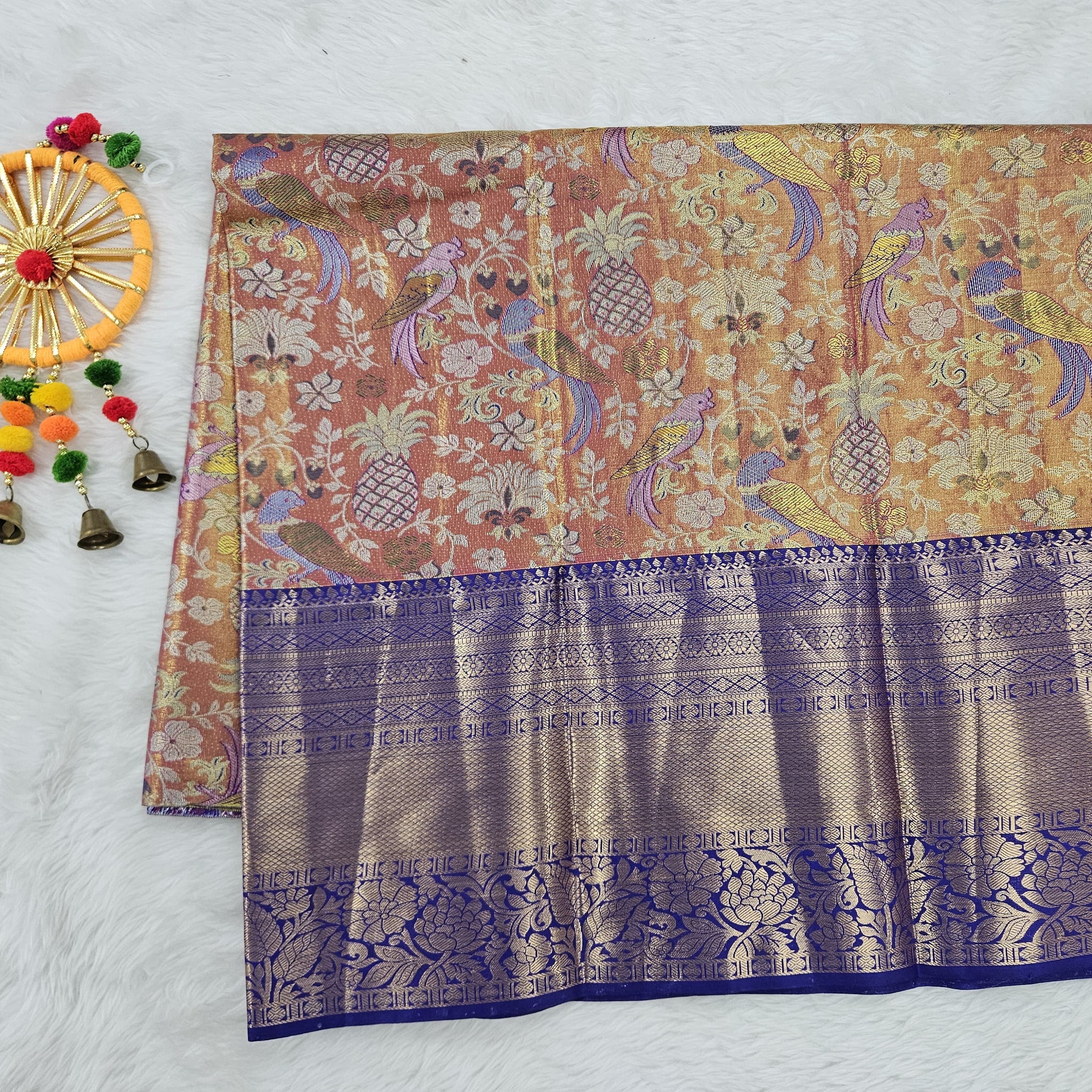 (5–10 Year) Lehenga – Unstitched (Blouse + Material)