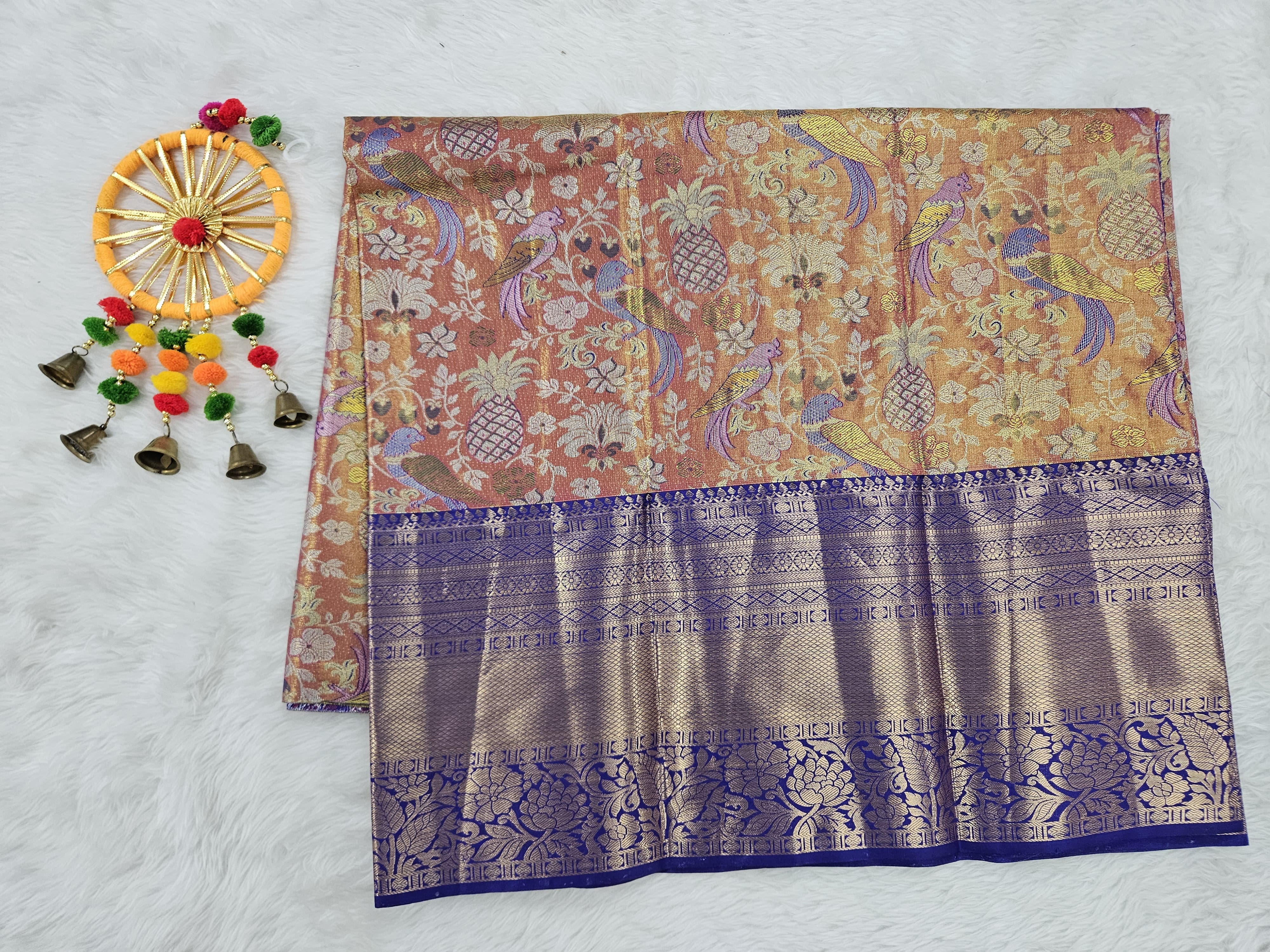 (5–10 Year) Lehenga – Unstitched (Blouse + Material)
