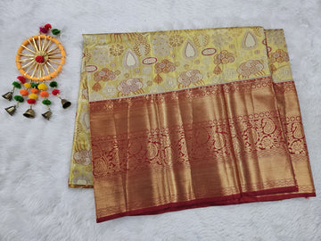 (5–10 Year) Lehenga – Unstitched (Blouse + Material)