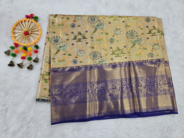 (5–10 Year) Lehenga – Unstitched (Blouse + Material)