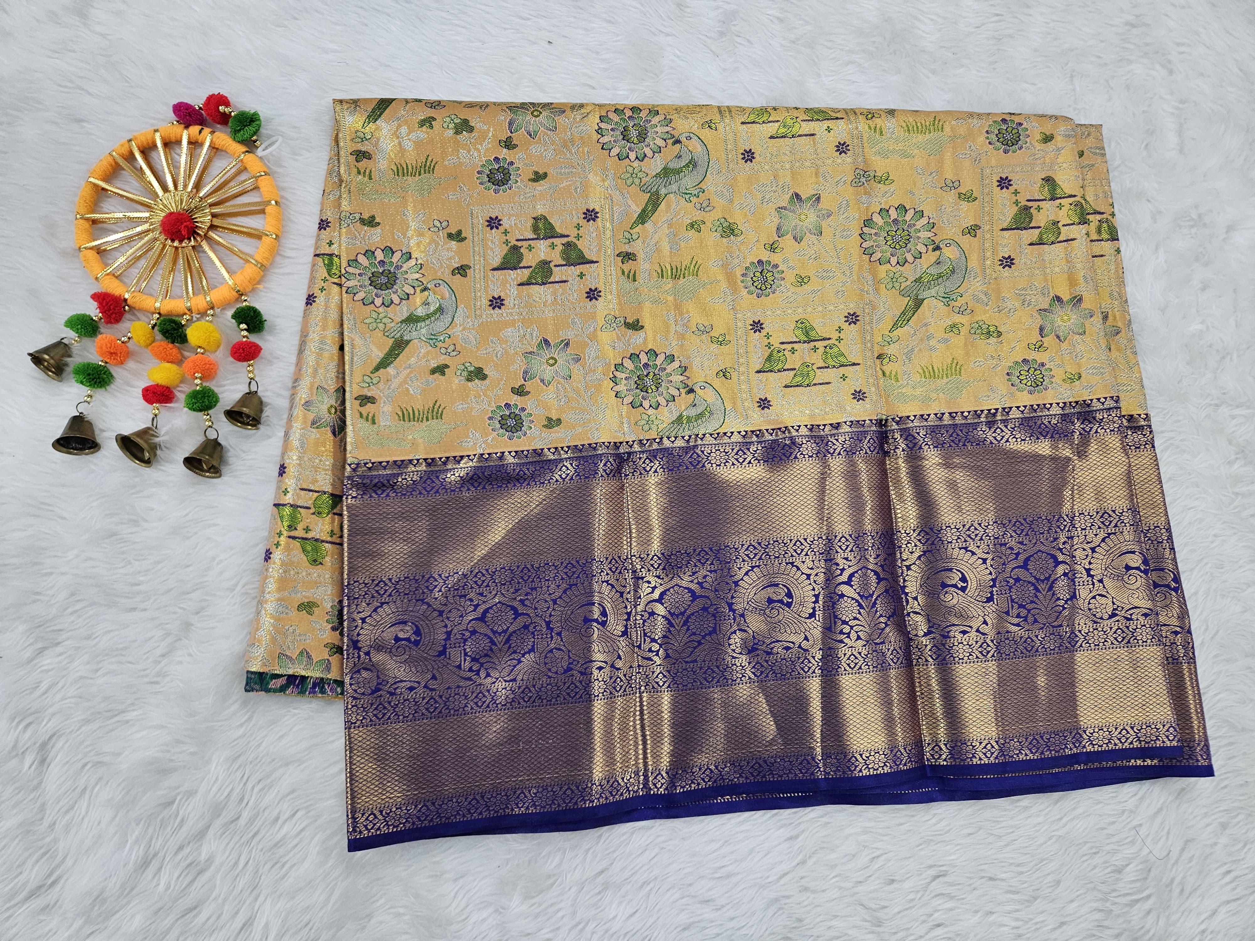 (5–10 Year) Lehenga – Unstitched (Blouse + Material)