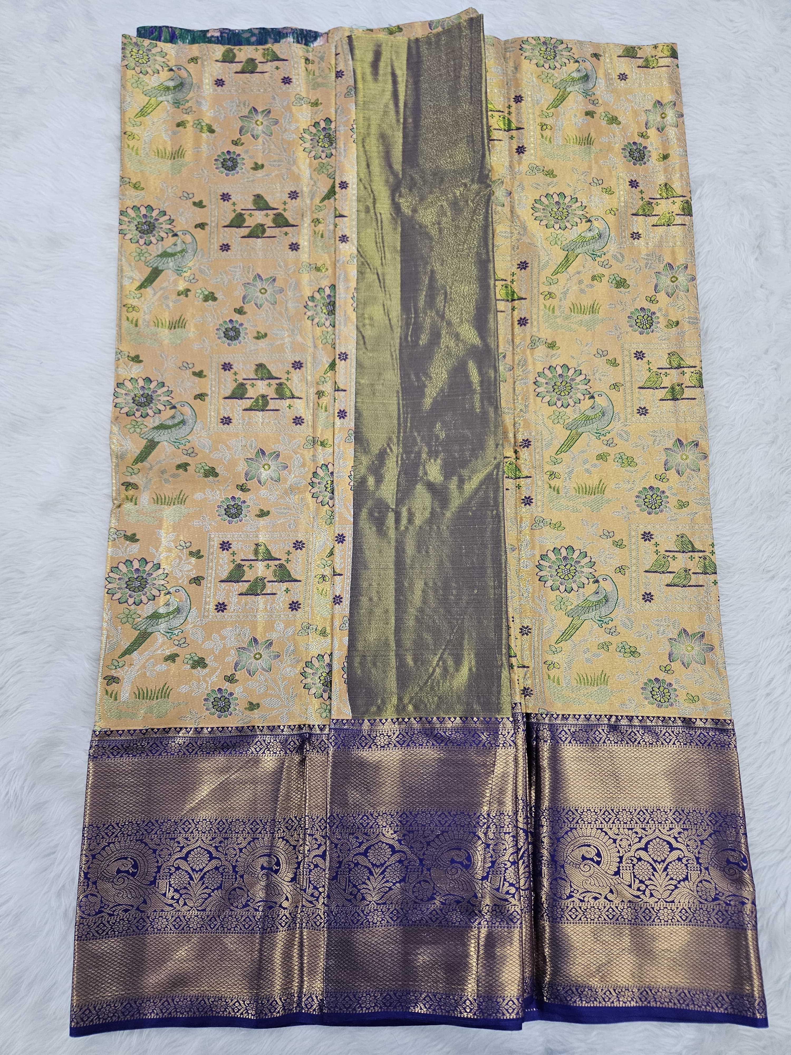 (5–10 Year) Lehenga – Unstitched (Blouse + Material)