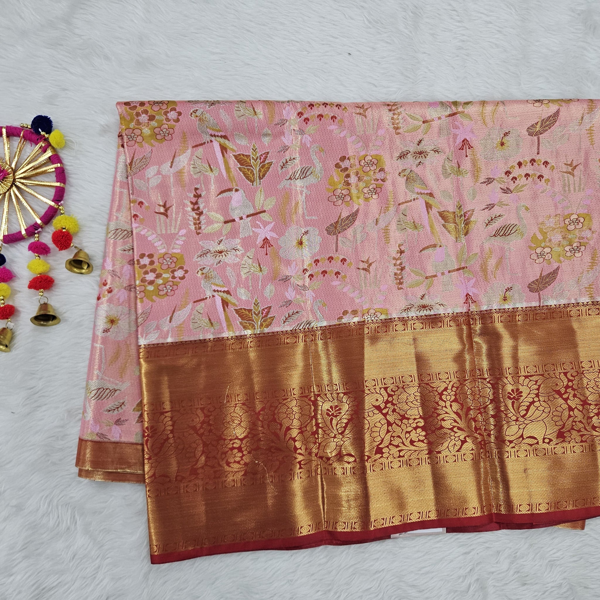 (5–10 Year) Lehenga – Unstitched (Blouse + Material)