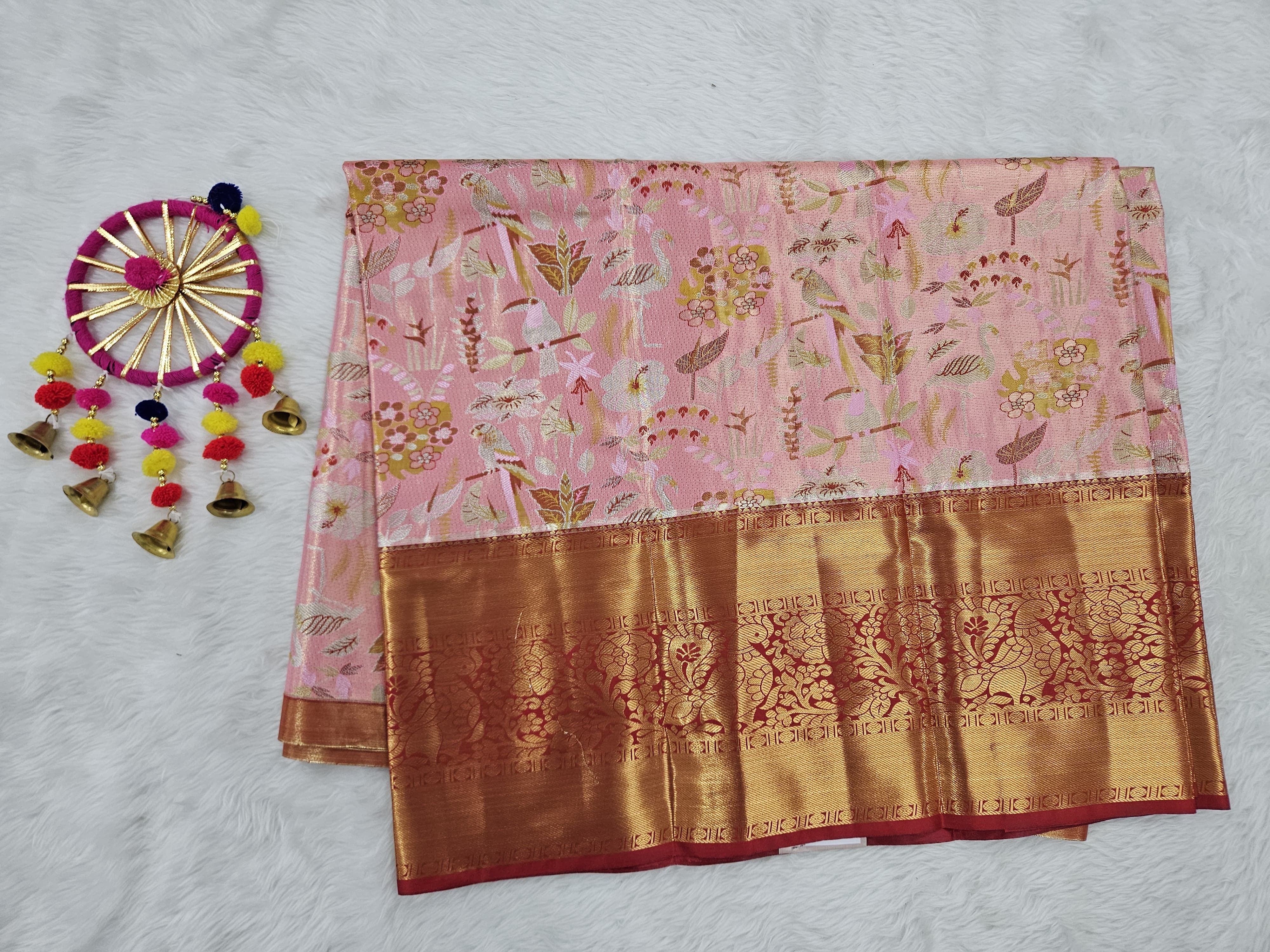 (5–10 Year) Lehenga – Unstitched (Blouse + Material)