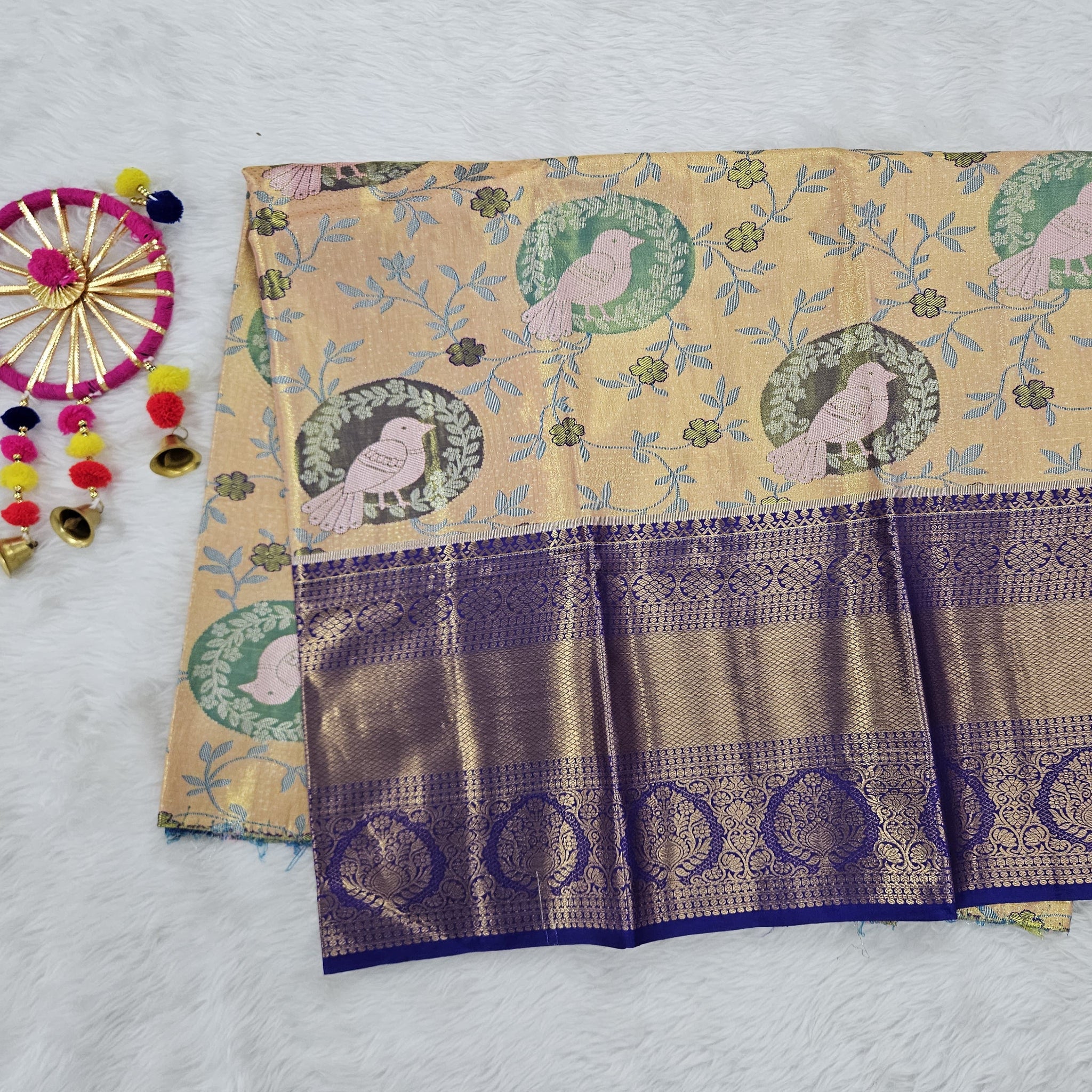 (5–10 Year) Lehenga – Unstitched (Blouse + Material)