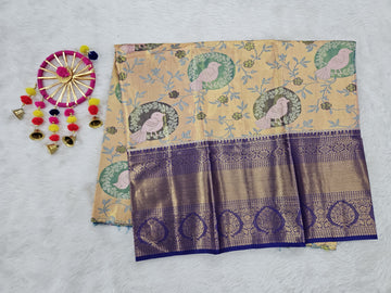 (5–10 Year) Lehenga – Unstitched (Blouse + Material)