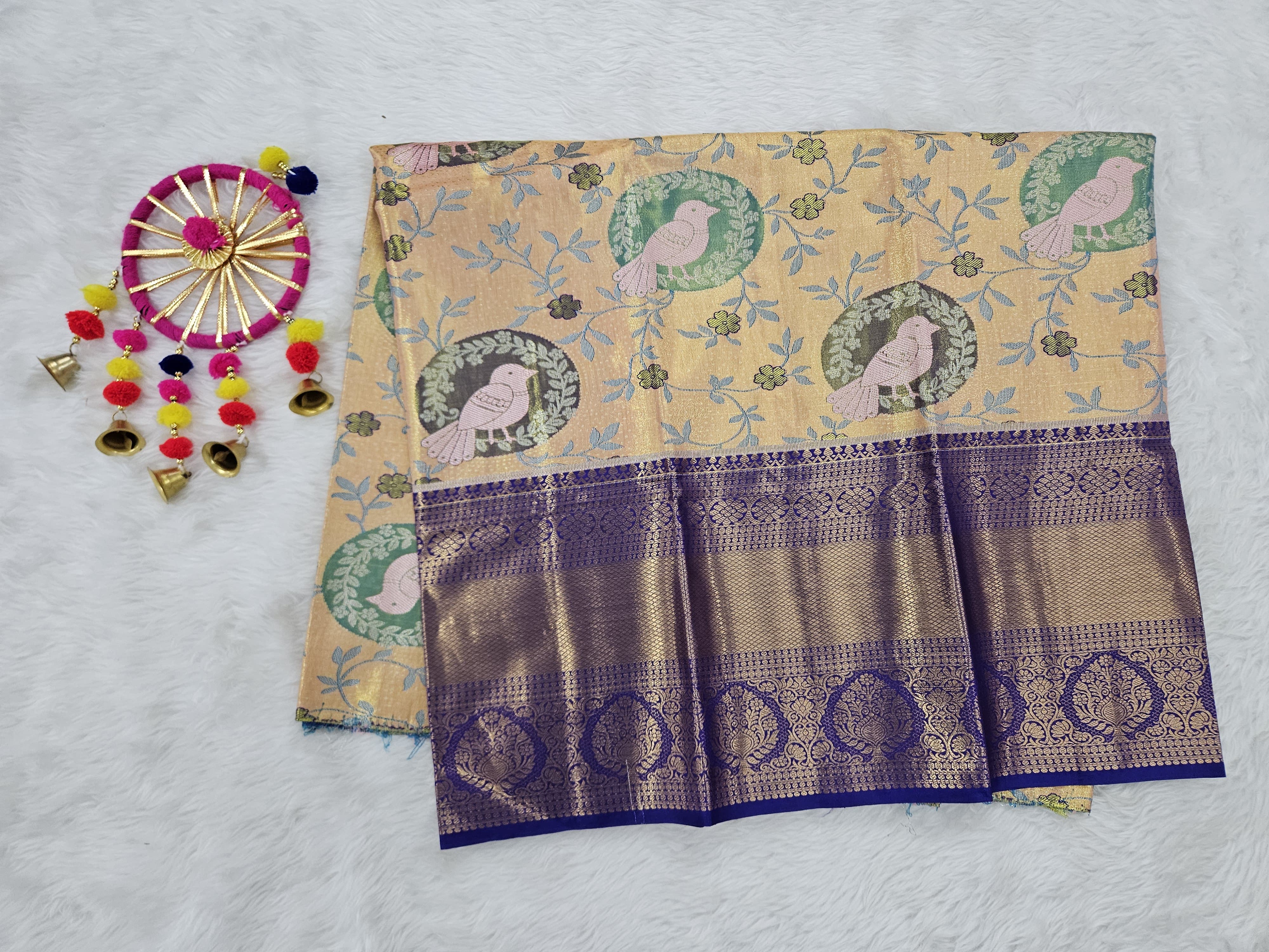 (5–10 Year) Lehenga – Unstitched (Blouse + Material)