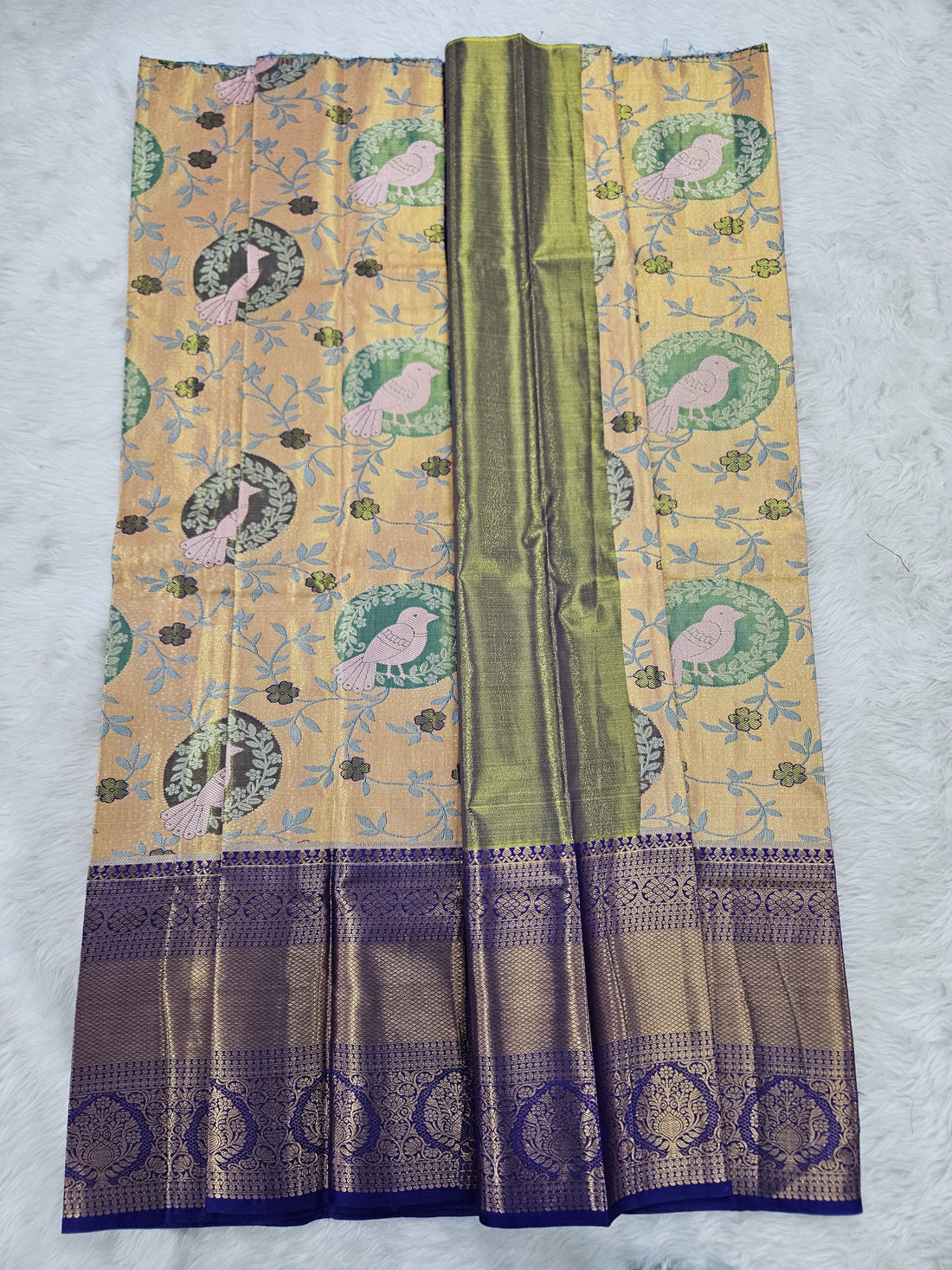 (5–10 Year) Lehenga – Unstitched (Blouse + Material)