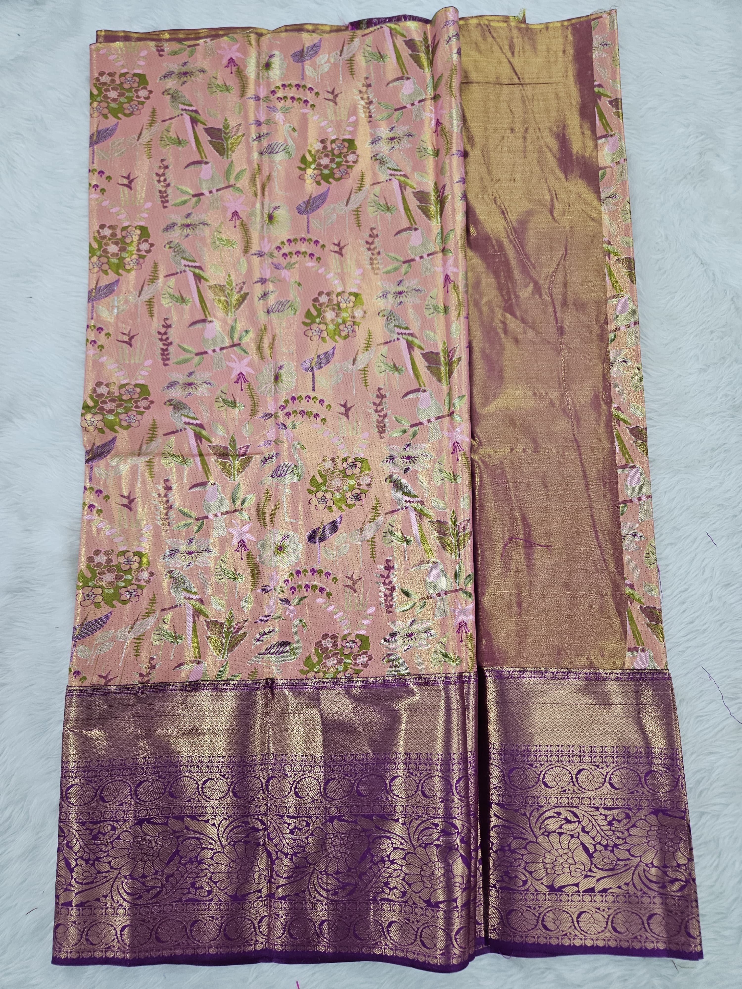 (5–10 Year) Lehenga – Unstitched (Blouse + Material)