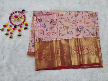 (5–10 Year) Lehenga – Unstitched (Blouse + Material)