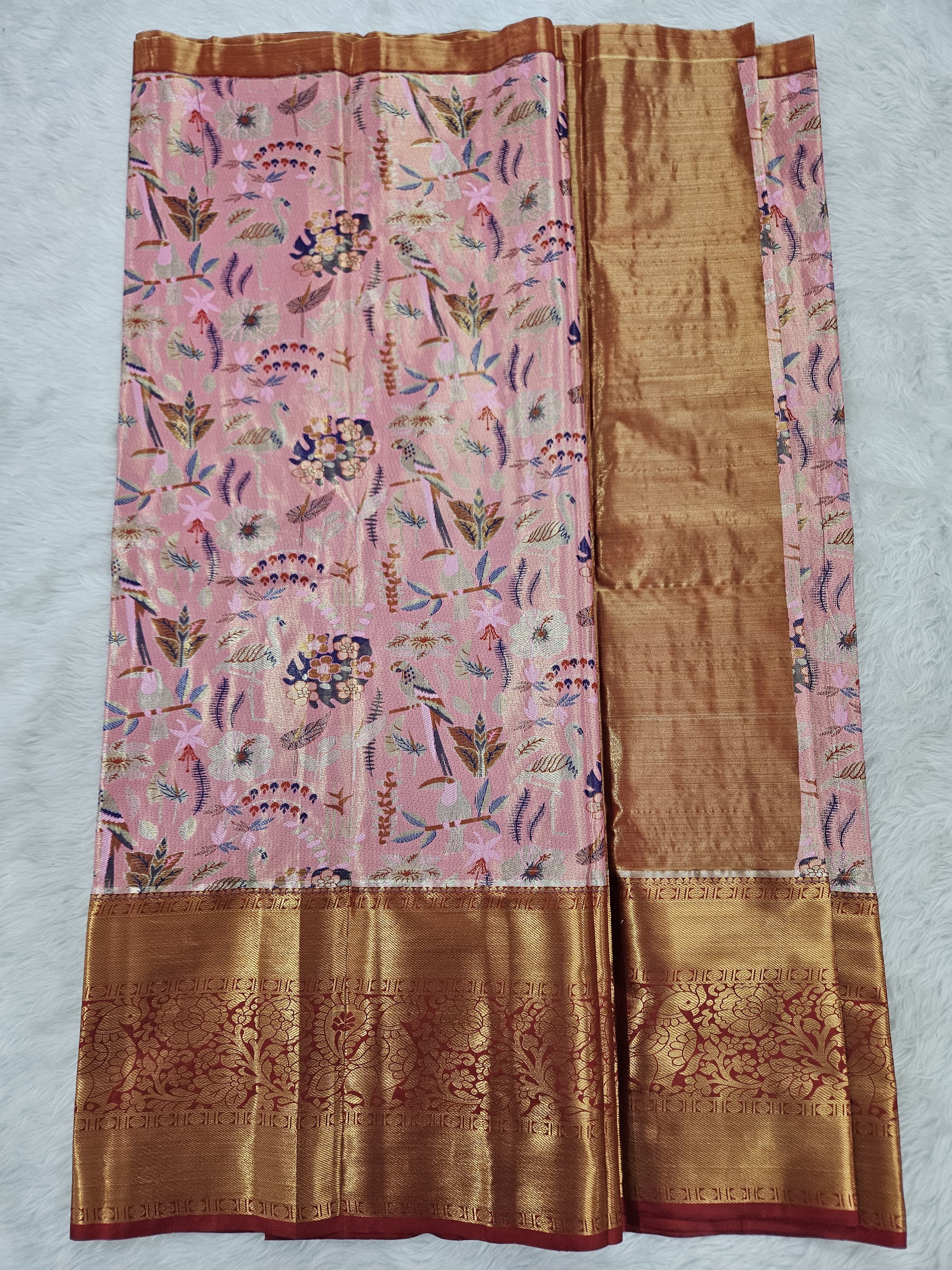 (5–10 Year) Lehenga – Unstitched (Blouse + Material)