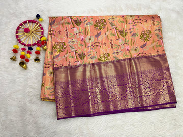 (5–10 Year) Lehenga – Unstitched (Blouse + Material)