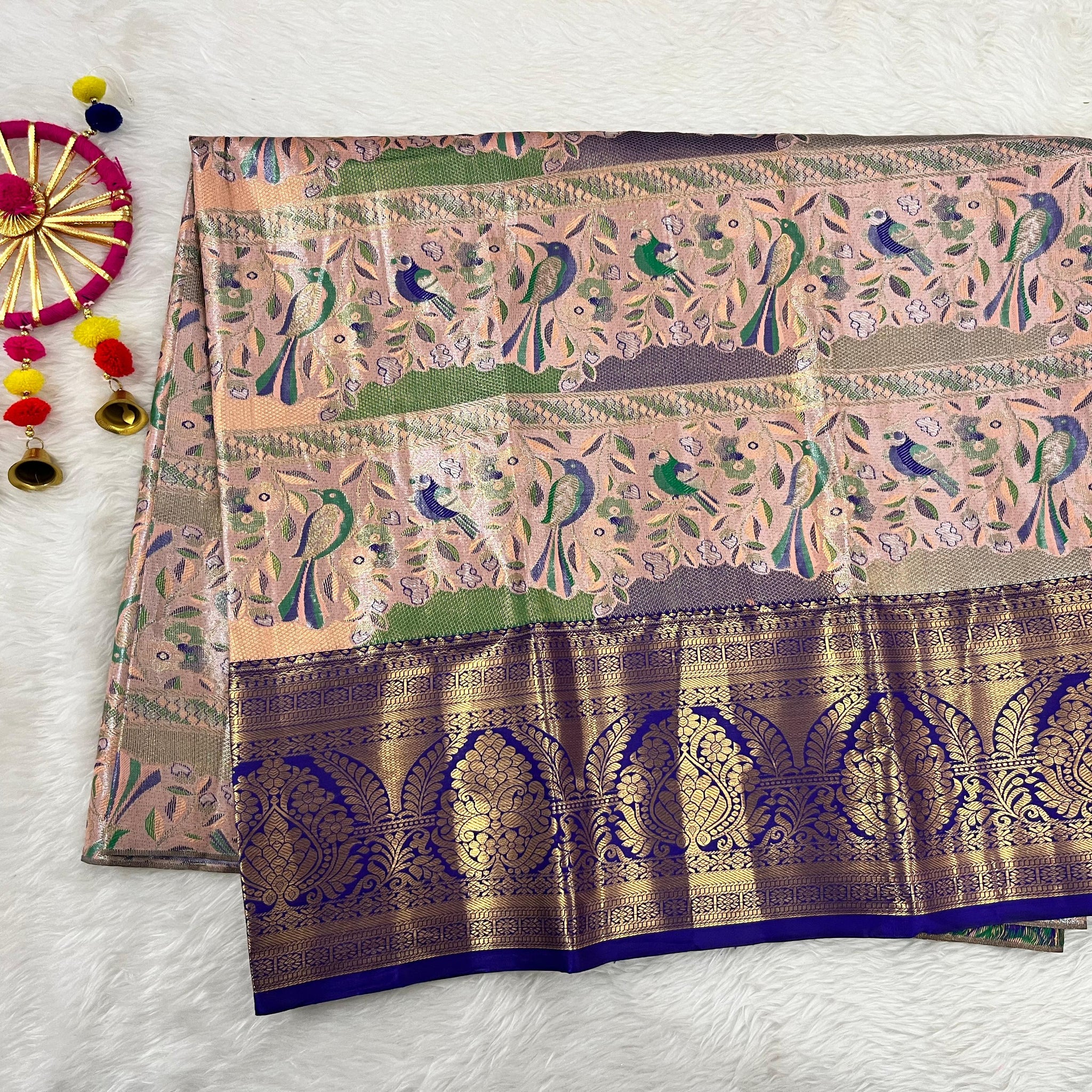 (5–10 Year) Lehenga – Unstitched (Blouse + Material)