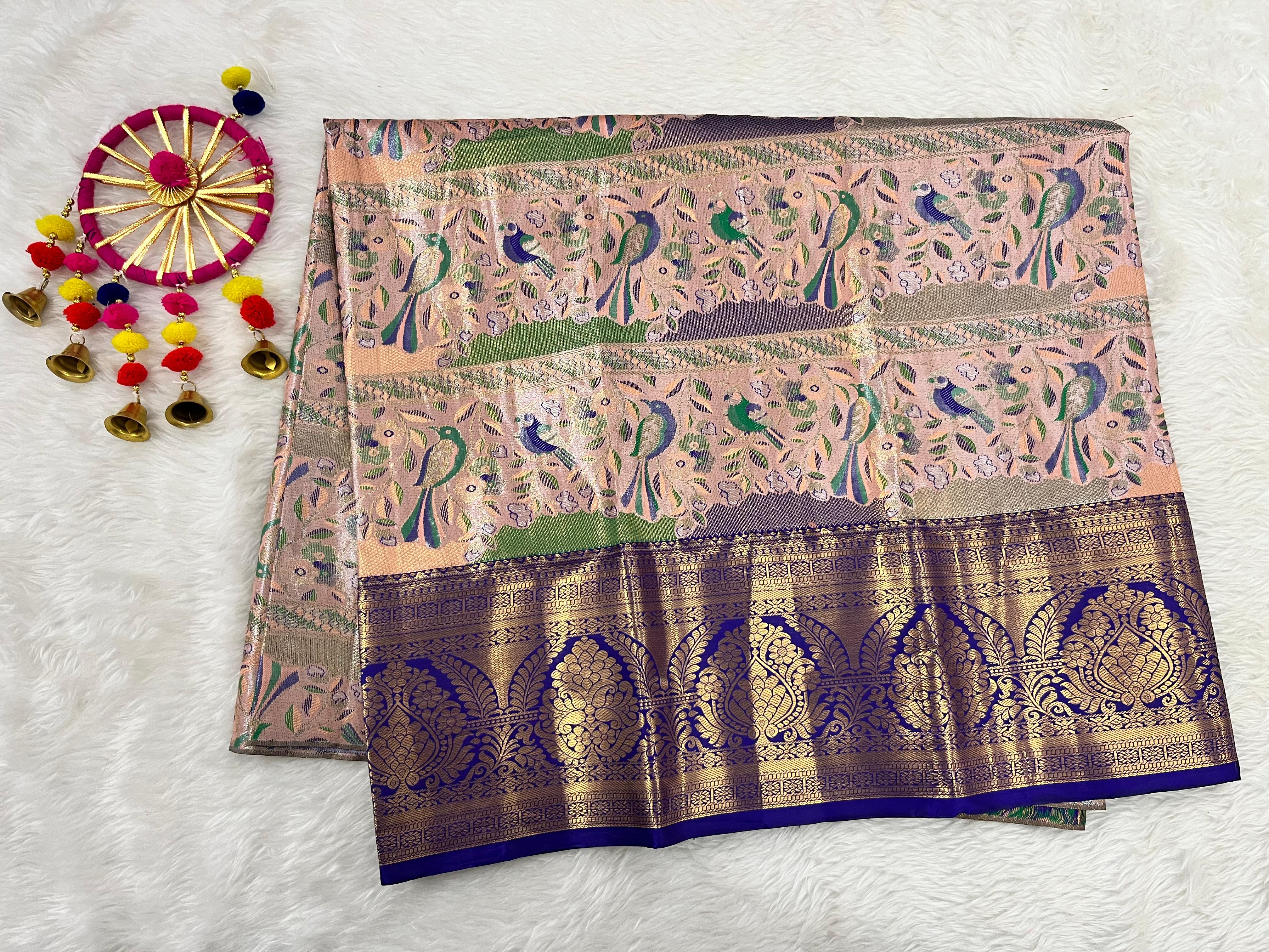 (5–10 Year) Lehenga – Unstitched (Blouse + Material)