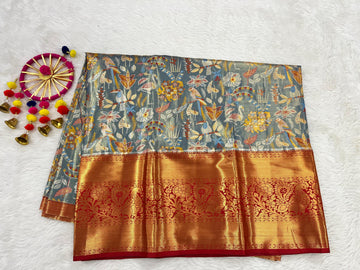(5–10 Year) Lehenga – Unstitched (Blouse + Material)