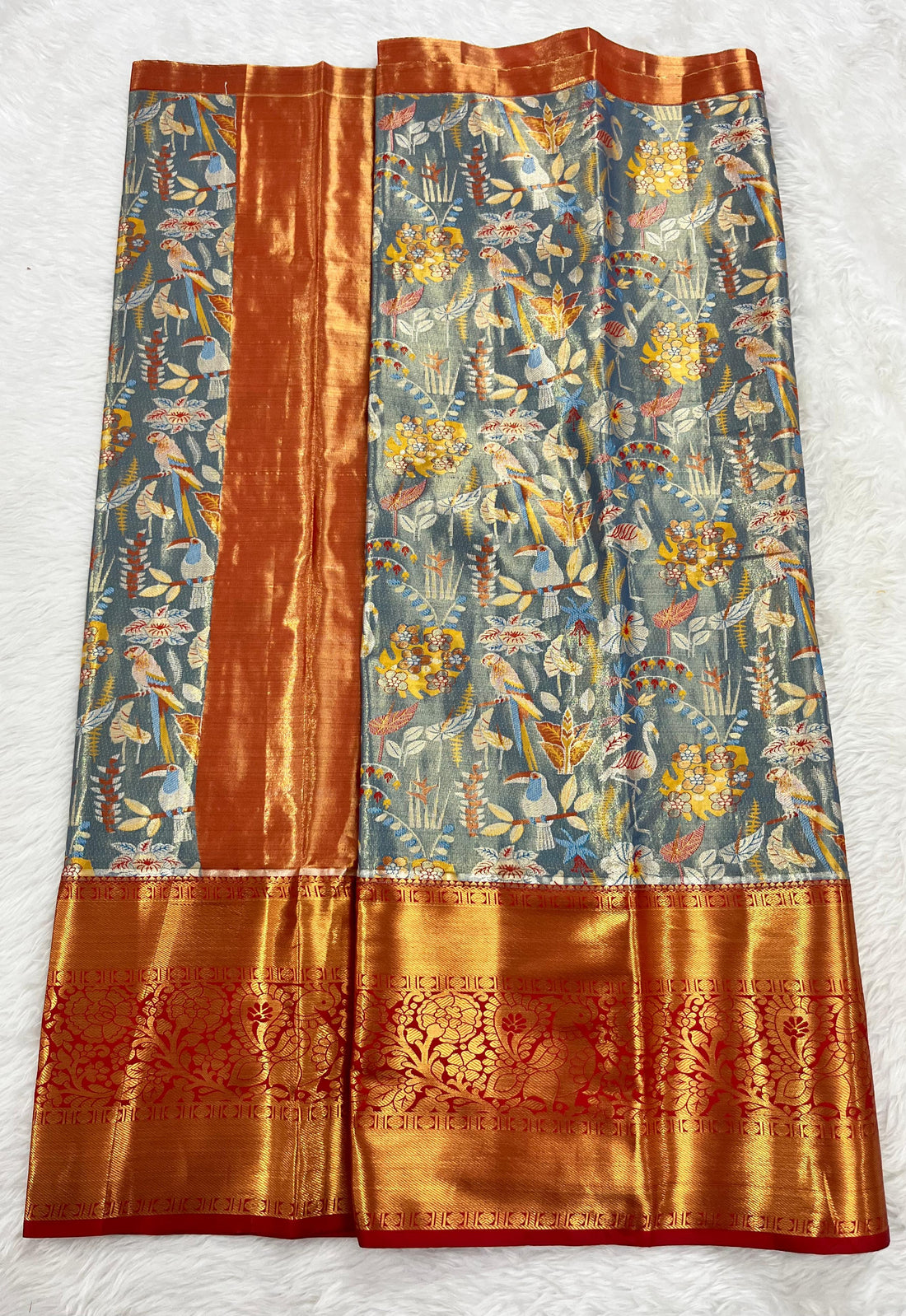 (5–10 Year) Lehenga – Unstitched (Blouse + Material)