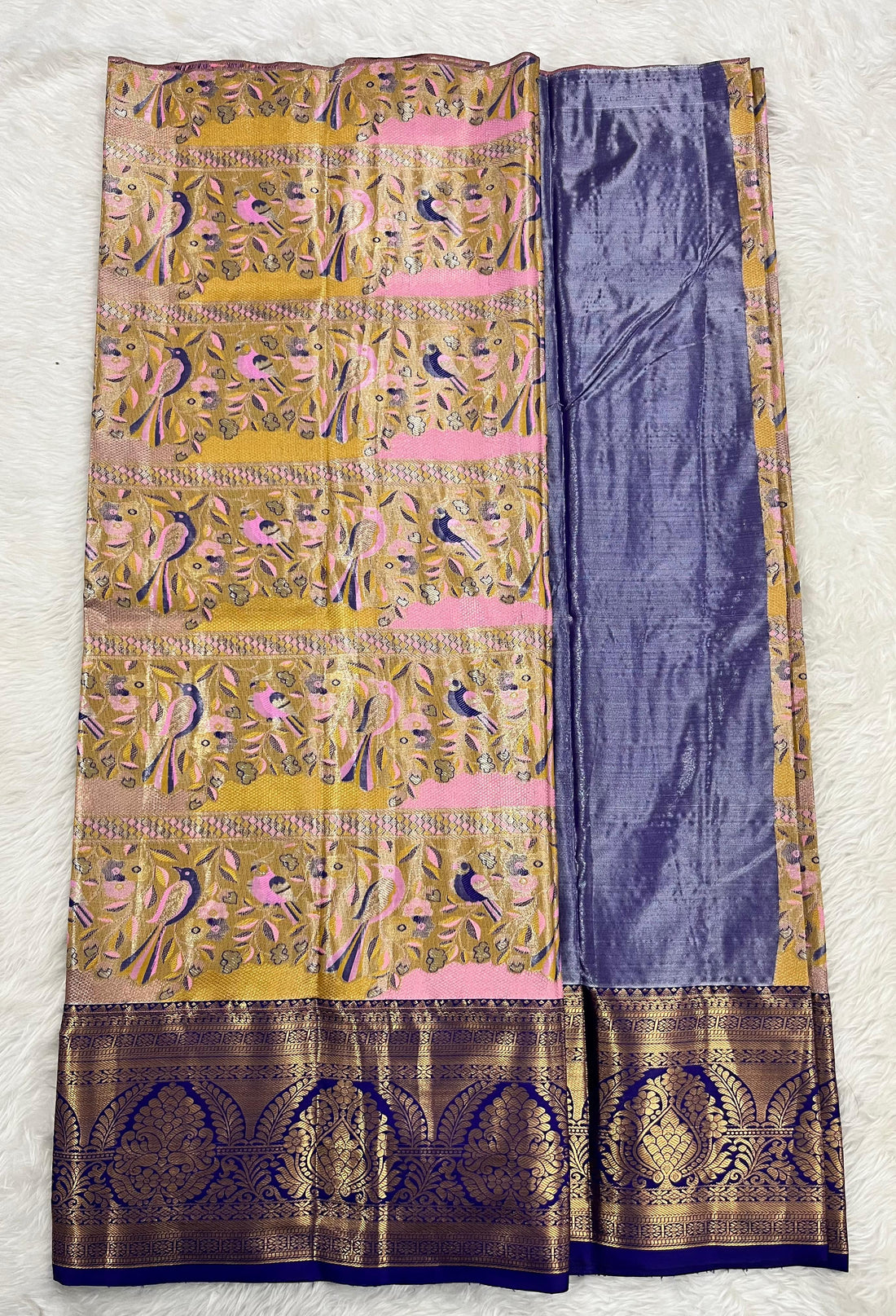 (5–10 Year) Lehenga – Unstitched (Blouse + Material)