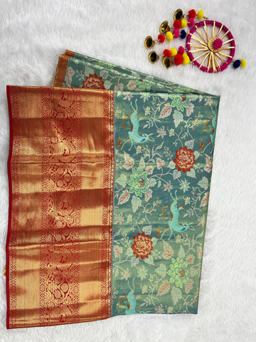 (5–10 Year) Lehenga – Unstitched (Blouse + Material)